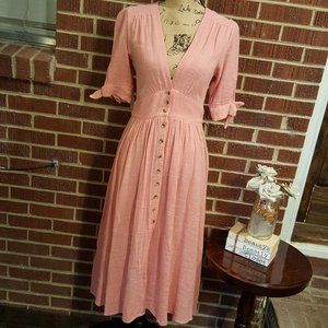 Free People Love Of My Life Button Down Dress